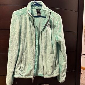 The North Face Women's Light Green Teddy Jacket